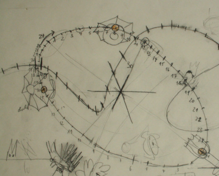 Skizze zu Dappi, Helmut Herbst, D 1982/83, ©Helmut Herbst