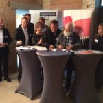 Unterzeichnung der Mietverträge zwischen DREWAG und Objektiv e. V., Fantasia Dresden e. V., Medienkulturzentrum e. V. und DIAF e. V. ©DIAF/Till Grahl