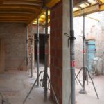 Blick auf die Baustelle des künftigen Medienkulturhauses. ©DIAF/Till Grahl
