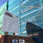 Blick auf die Baustelle des künftigen Medienkulturhauses. ©DIAF/Till Grahl