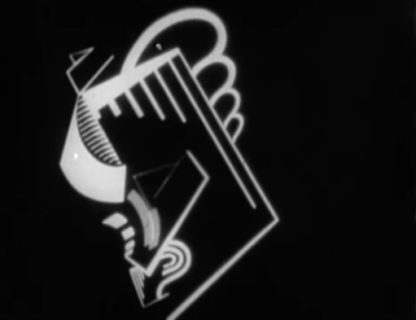 Filmstill aus Symphonie diagonale, Viking Eggeling, D 1925, Quelle: Wikimedia Commons, Lizenz: gemeinfrei