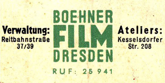 Logo und Adressen von Boehner-Film auf einer „Film-Uhr“ zur Bestimmung von Filmlängen, Bildanzahl und Gewicht, etwa 1930er Jahre, ©DIAF/Boehner Film