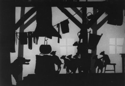 Der Wolf und die sieben Geißlein, Bruno J. Böttge, DDR 1952. ©DIAF/Nachlass Böttge