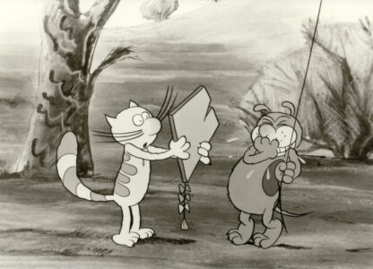 Mausi und Kilo lassen Drachen steigen, Lutz Stützner, DDR 1987. ©DEFA-Stiftung/Helmut Krahnert