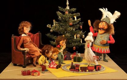 Figuren und Set aus Die Weihnachtsgans Auguste, Günter Rätz, DDR 1985. ©DIAF/Rolf Hofmann