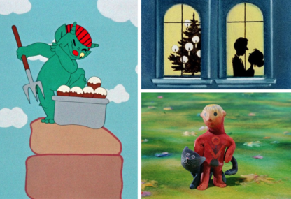 Alarm im Kasperletheater (l.), Einsamkeit (o. r.), Peter und der Wolf. ©DEFA-Stiftung/Werner Baensch/Helmut Krahnert/Rolf Hofmann