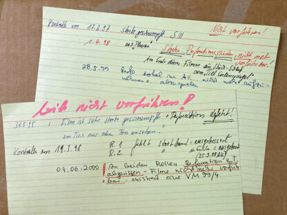 Filmkopien, die aufgrund altersbedingter Schrumpfung, defekter Perforation oder anderer Schäden nicht mehr vorführbar sind, wären für die Nachwelt verloren. Das betrifft im DIAF-Archiv vor allem Produktionen aus den 1950er und 60er Jahren. ©DIAF/Tröger