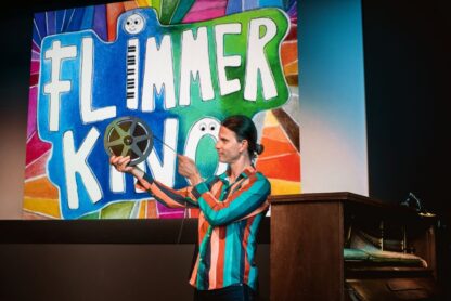 Flimmerkino mit Matthias „Tastenmann“ Hirth. ©Katja Wagner